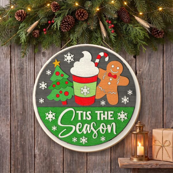 Tis The Season Sign on the wall