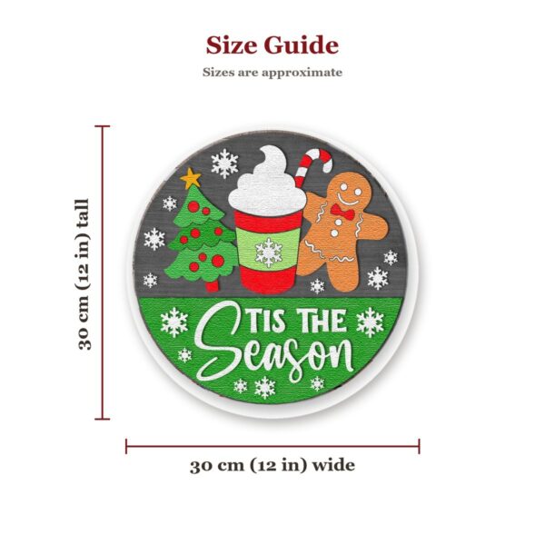Tis The Season Sign Size Guide