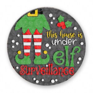 Elf Surveillance Sign - GBH20251