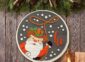 Cowboy Santa Hi Sign on the wall