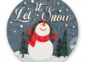 Let It Snow Snowman Sign