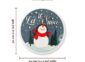 Let It Snow Snowman Sign Size Guide