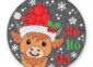 Ho Ho Ho Highland Cow Sign