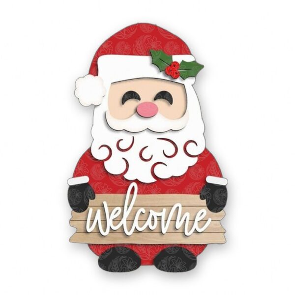 Santa Welcome Sign - GBH20400 Santa Welcome Sign - GBH20400