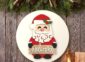 Santa Welcome Sign on the wall
