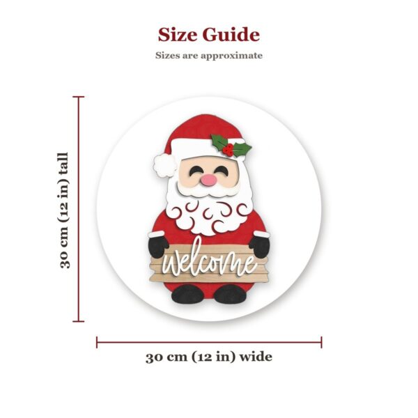 Santa Welcome Sign Size Guide Santa Welcome Sign Size Guide
