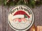 Merry Christmas Santa Sign on the wall