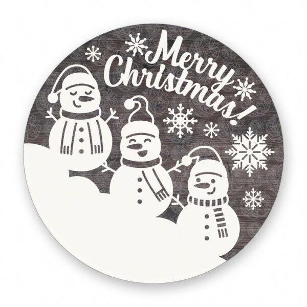 Laser Cut Snowman Sign - GBH20539 Merry Christmas Snowman Sign - GBH20539