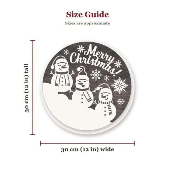 Merry Christmas Snowman Sign Size Guide Merry Christmas Snowman Sign Size Guide