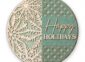 Snowflake Happy Holidays Sign
