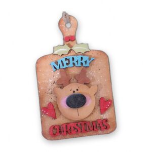 Merry Christmas Reindeer Ornament - GBH21295