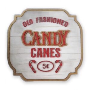 Old Fashioned Candy Cane Sign - GBH21380