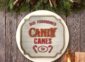 Old Fashioned Candy Cane Sign on the wall