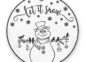 Laser Cut Snowman Sign - GBH24803