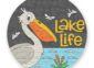 Pelican and Dragon Flies Lake Life Sign