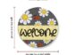 Daisy and Ladybug Welcome Sign Size Guide
