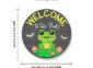 Cute Welcome Frog Door Sign Size Guide