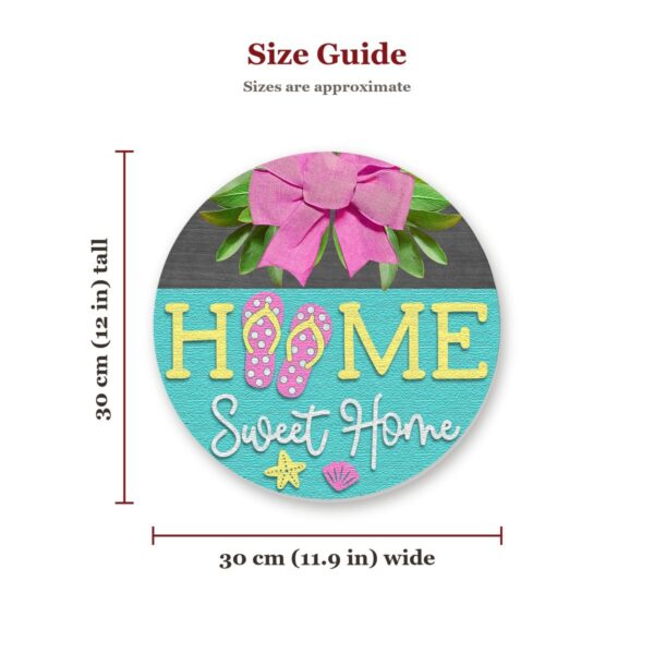Flip Flops Summer Welcome Sign Size Guide Flip Flops Summer Welcome Sign Size Guide