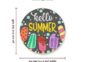 Hello Summer Popsicles Sign Size Guide