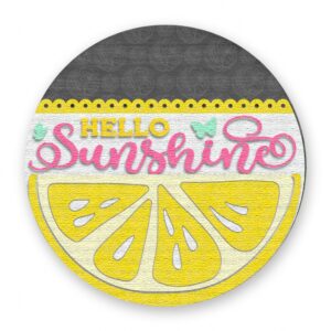 Hello Sunshine Lemon Door Sign