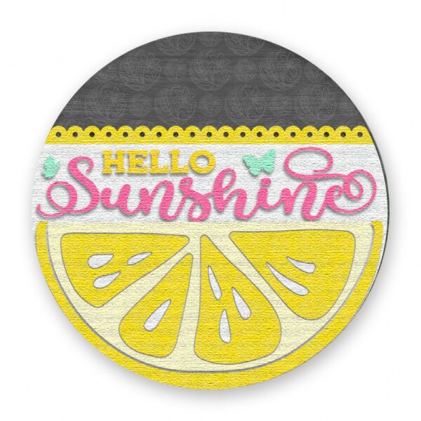 Hello Sunshine Lemon Door Sign Hello Sunshine Lemon Door Sign