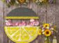 Hello Sunshine Lemon Door Sign on the wall