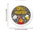 Grill Master BBQ Beer Hotdog Sign Size Guide